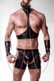 Grey Velvet Mens Erotic Set 8 | Angel Clothing