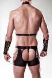 Grey Velvet Mens Erotic Set 8 | Angel Clothing
