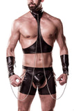Grey Velvet Mens Erotic Set 8 | Angel Clothing