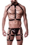 Grey Velvet Mens Erotic Set | Angel Clothing