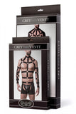 Grey Velvet Mens Harness Set | Angel Clothing