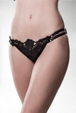 Grey Velvet Mesh Lingerie Set | Angel Clothing