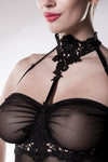Grey Velvet Negligee | Angel Clothing