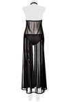 Grey Velvet Negligee | Angel Clothing