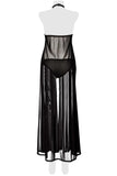 Grey Velvet Negligee | Angel Clothing