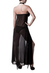 Grey Velvet Negligee | Angel Clothing