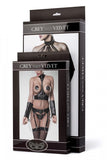 Grey Velvet Erotic Set (L/XL, 2XL/3XL) | Angel Clothing