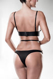 Grey Velvet Erotic Lingerie Set | Angel Clothing