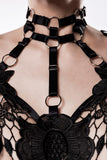 Grey Velvet 2-piece Harness Set (XS/S) | Angel Clothing
