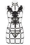 Grey Velvet 2-piece Harness Set (XS/S) | Angel Clothing