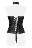 Grey Velvet Corsage with Brief | Angel Clothing