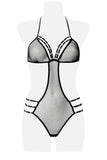 Grey Velvet Four-Part Body Set | Angel Clothing