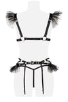 Grey Velvet Four-Part Erotic Set | Angel Clothing