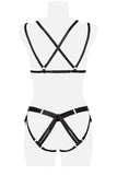 Grey Velvet Three-Part Bandage Set (M/L) | Angel Clothing