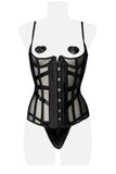 Grey Velvet Three-Part Corsage Set | Angel Clothing