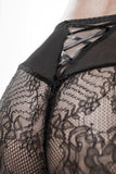 Grey Velvet Two-Part Lace Set | Angel Clothing