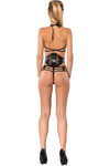 Guilty Pleasure Open Cup Wetlook Lingerie Set (2XL) | Angel Clothing