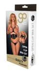 Guilty Pleasure Open Cup Wetlook Lingerie Set (2XL) | Angel Clothing