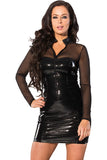 Guilty Pleasure Datex and Mesh Dress | Angel Clothing