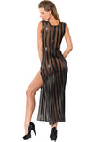 Guilty Pleasure Long Datex Printed Dress | Angel Clothing