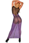 Guilty Pleasure Long Purple Datex Dress | Angel Clothing