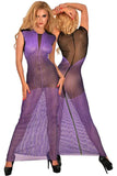Guilty Pleasure Long Purple Datex Dress | Angel Clothing