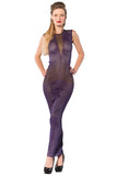 Guilty Pleasure Long Purple Datex Dress | Angel Clothing