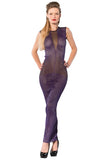 Guilty Pleasure Long Purple Datex Dress | Angel Clothing
