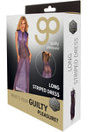 Guilty Pleasure Long Purple Datex Dress | Angel Clothing