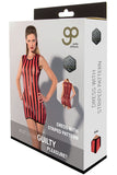 Guilty Pleasure Red Striped Datex Dress | Angel Clothing