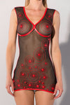Guilty Pleasure Red Datex Dress | Angel Clothing