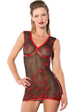Guilty Pleasure Red Datex Dress | Angel Clothing