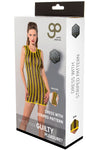 Guilty Pleasure Yellow Striped Datex Dress | Angel Clothing