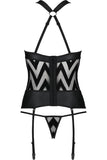 Passion Lingerie Hima Corset (L/XL, 2XL/3XL) | Angel Clothing