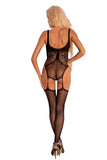 Livia Corsetti Imrama Bodystocking Black | Angel Clothing