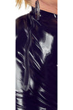 LATE-X Black Latex Dress | Angel Clothing