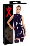 LATE-X Black Latex Dress | Angel Clothing