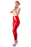 LATE-X Red Latex Leggings | Angel Clothing