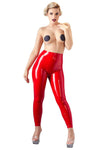 LATE-X Red Latex Leggings | Angel Clothing