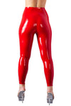 LATE-X Red Latex Leggings | Angel Clothing