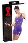 LATE-X Latex Mini Dress Purple | Angel Clothing