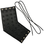 Black Leather Lace Up Studded Gauntlet | Angel Clothing