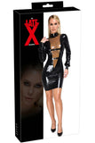 Late-X Long Sleeve Latex Dress | Angel Clothing
