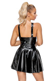 Late-X Latex Mini Dress | Angel Clothing