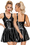Late-X Latex Mini Dress