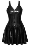 Late-X Latex Mini Dress | Angel Clothing