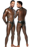 Late-X Mens Latex Jumpsuit | Angel Clothing