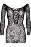 Leg Avenue Seamless Lace Romper | Angel Clothing