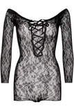 Leg Avenue Seamless Lace Romper | Angel Clothing
