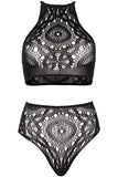 Leg Avenue Lace Top and High Waist String | Angel Clothing